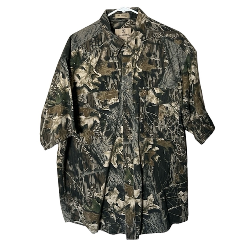 Browning RBO trekwear camo shirt  sleeve shirt XL